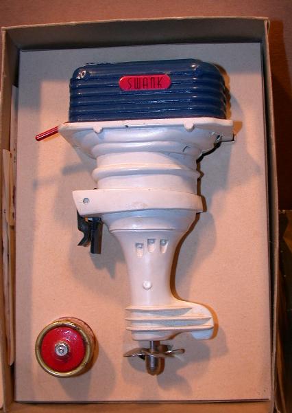 VINTAGE 1950's SWANK OUTBOARD BOAT MOTOR DRINK MIXER **NOT WORKING**